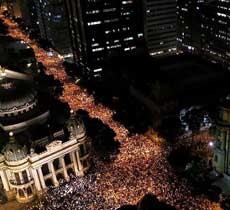 Brésil manifestation