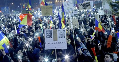 Roumanie manifestation contre corruption