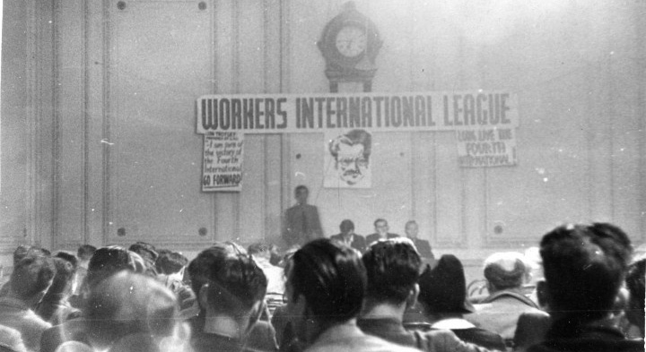 Meeting d'hommage de la WIL à Trotsky en 1942