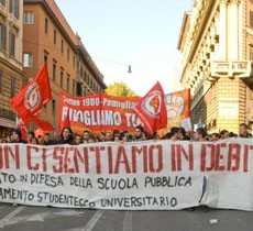Manifestation Italie