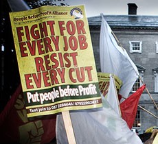 Pancarte syndicat irlande