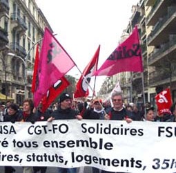 banderole manifestation France