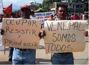 Usine occupée Venezuela