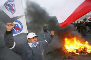 Manifestant Chilien