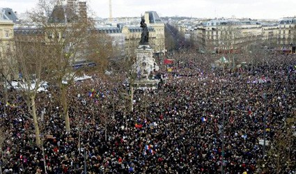 Manifestation Charlie Hebdo 11 janvier 2015 Place de la République