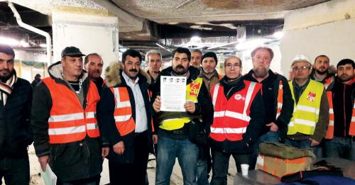 Grève d’ouvriers du métro parisien