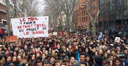 Manifestation Loi Travail Toulouse 17 mars 2016 