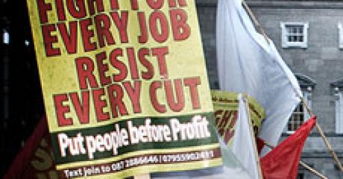 Pancarte syndicat irlande