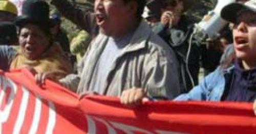 Manifestation Bolivie